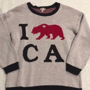 Pacsun crewneck California sweater